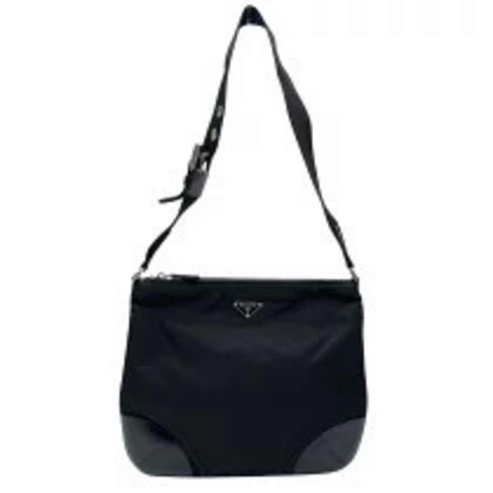 Prada Tessuto Shoulder Bag Black